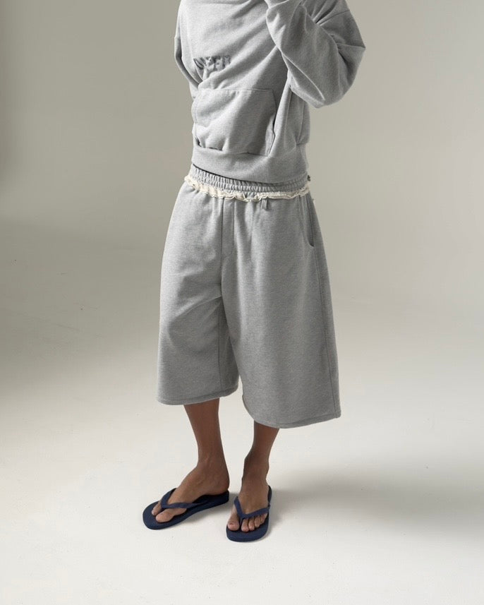 Jort baggy frayed melange