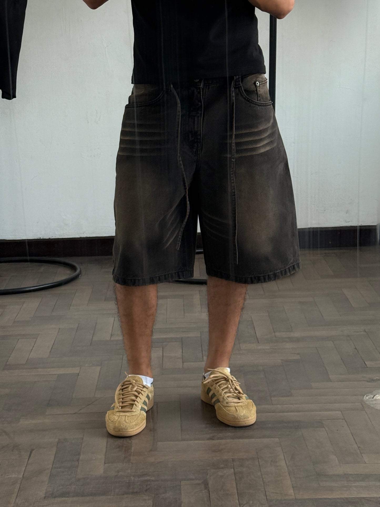 Jort denim marrón