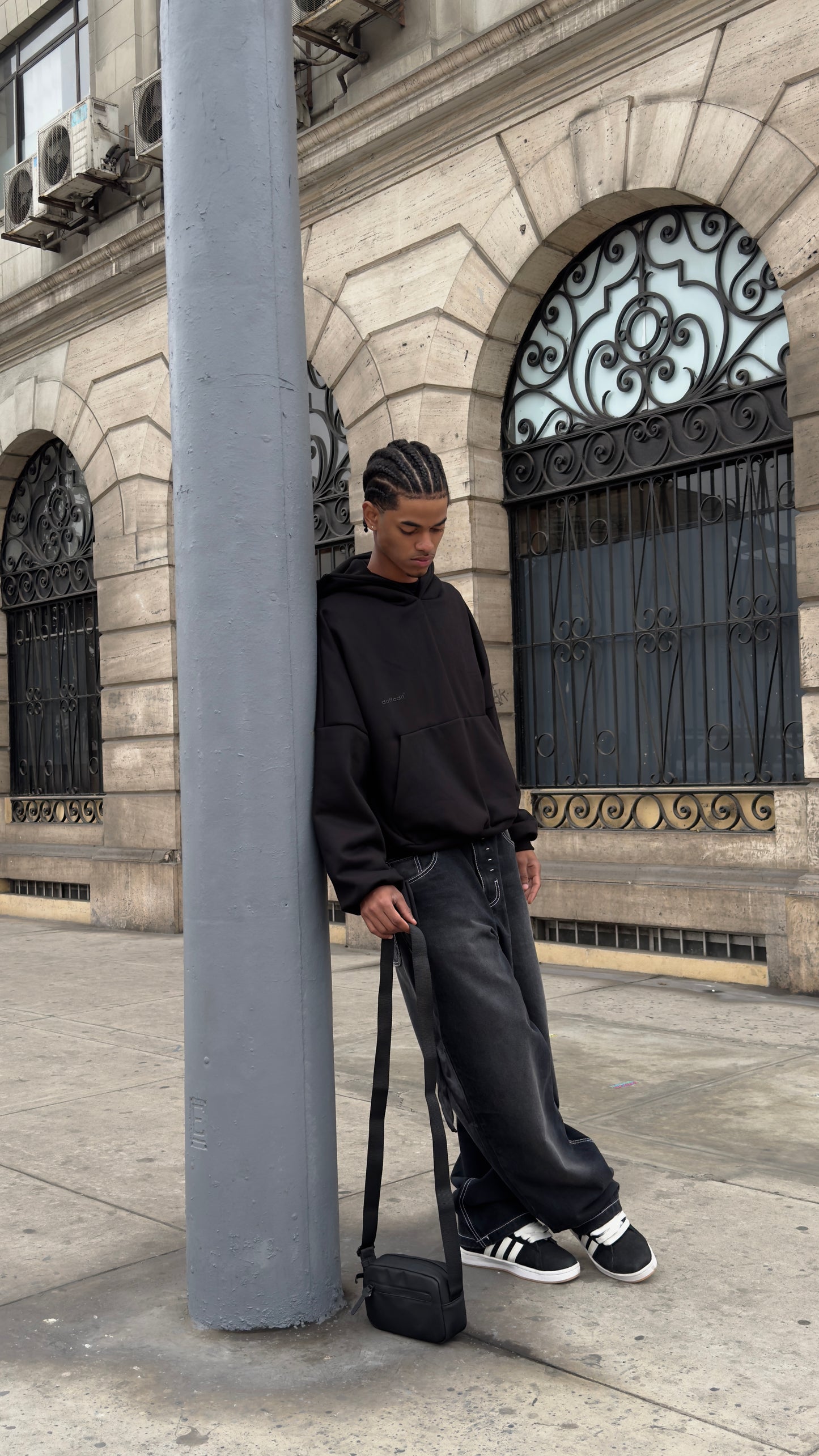 Super baggy stitching white