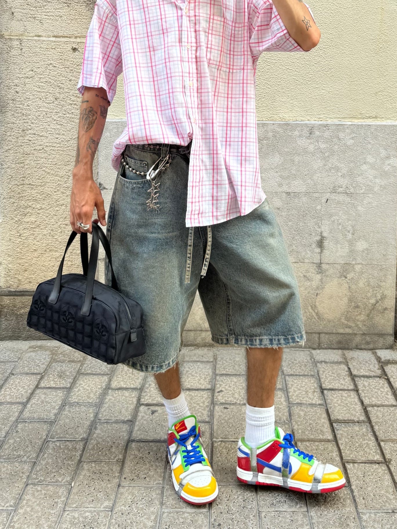 Jort denim azul verdoso