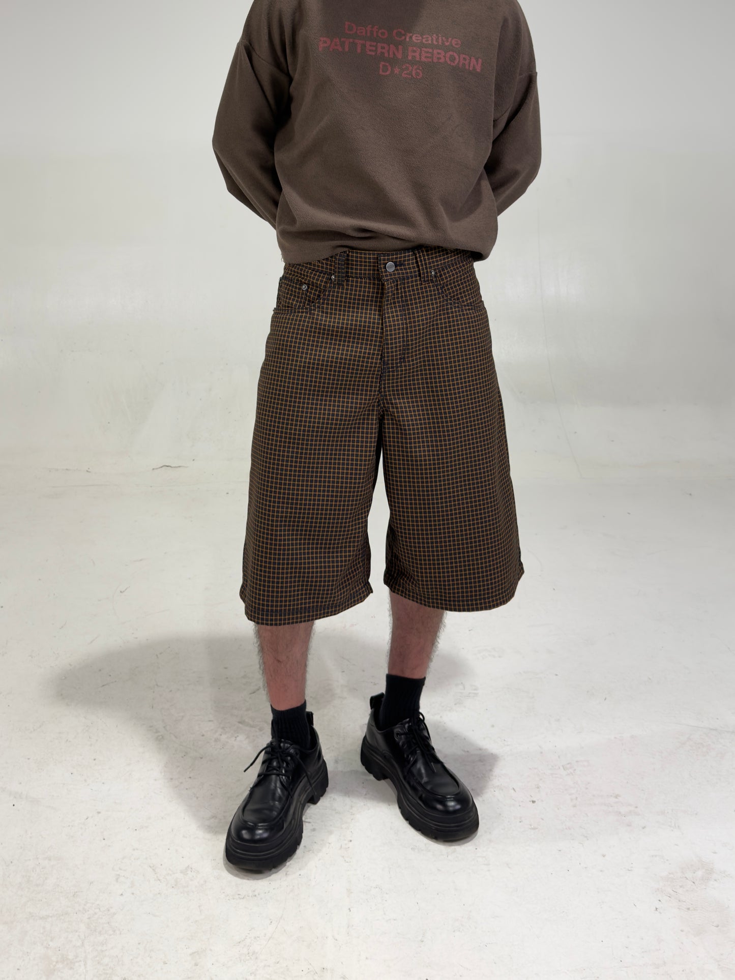 Jort baggy checks yellow