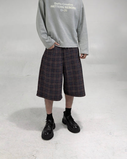 Jort baggy checks red
