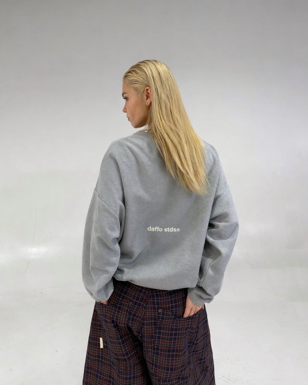 Crewneck sweater pattern reborn ice