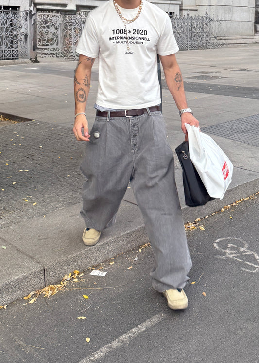 Super baggy bottons silver