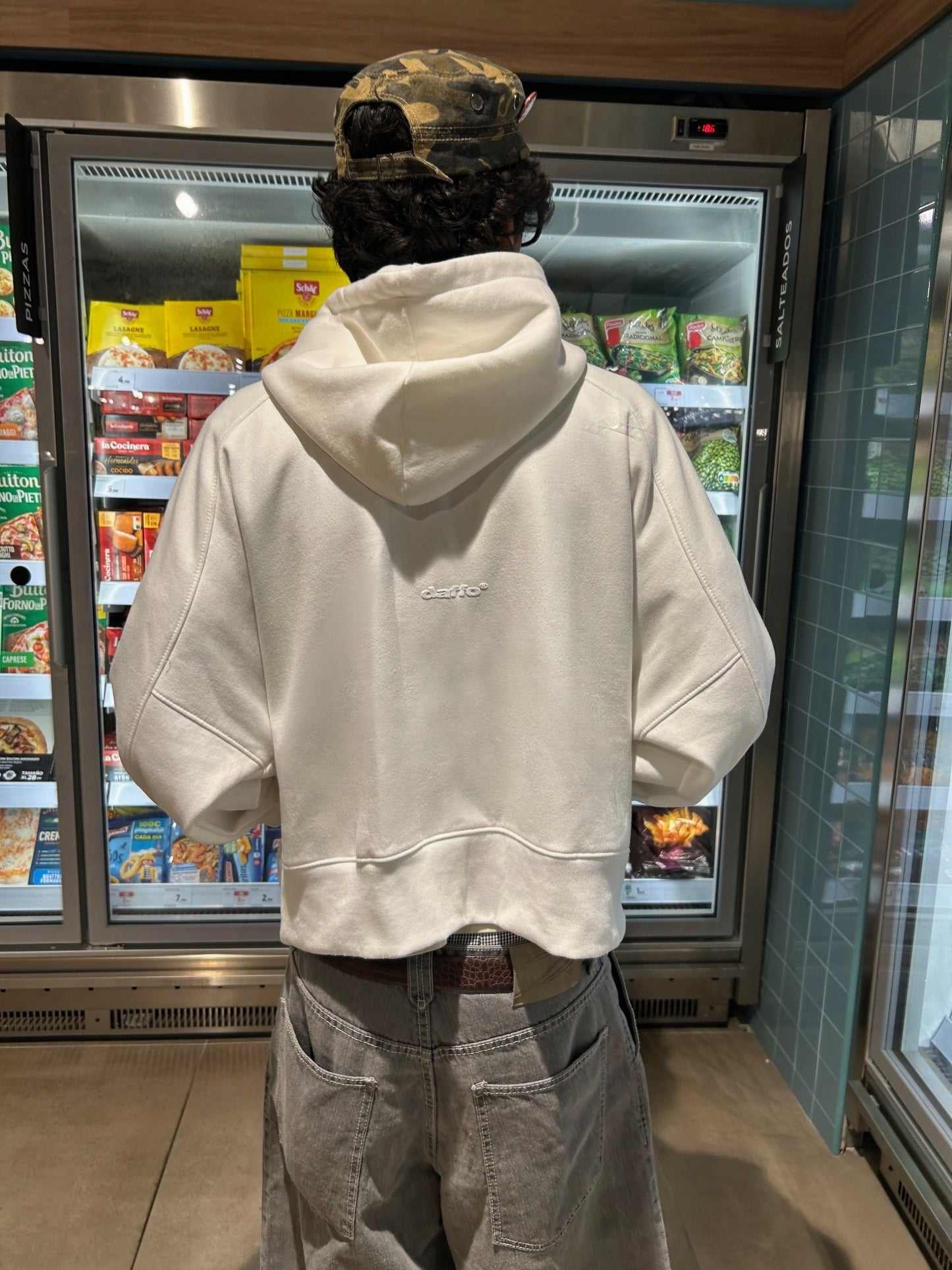 Hoodie boxy daffo®️ pearl