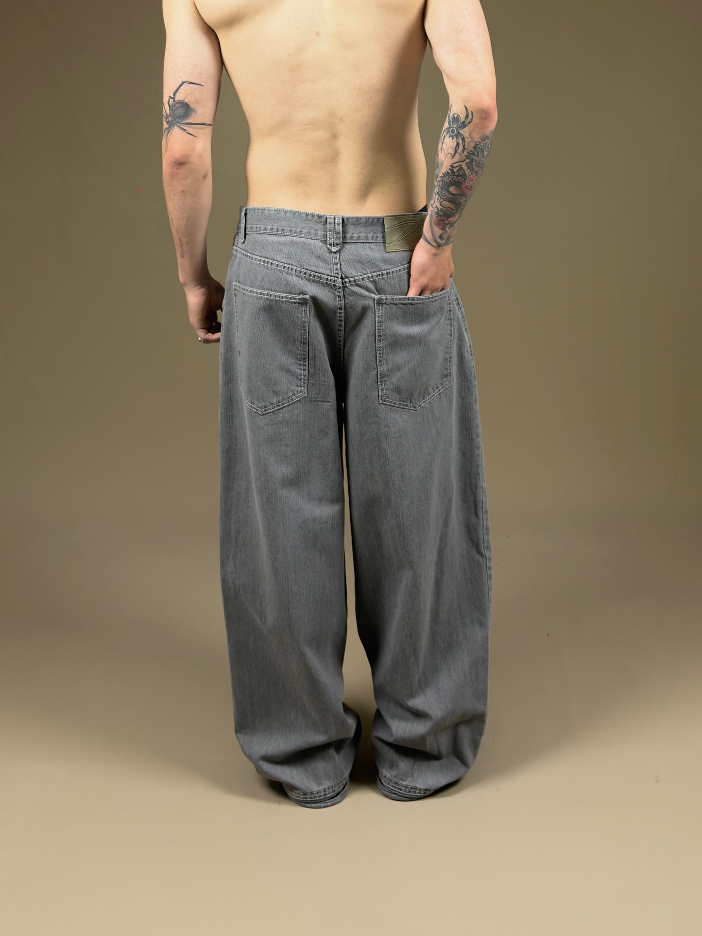 Super baggy bottons silver