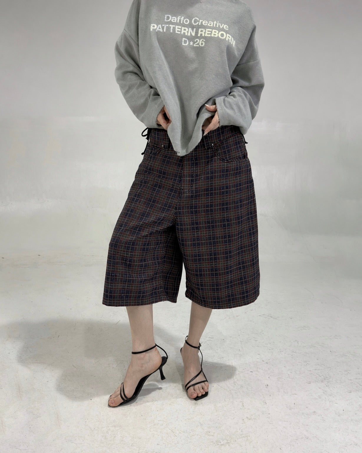 Jort baggy checks red