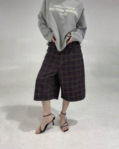 Jort baggy checks red