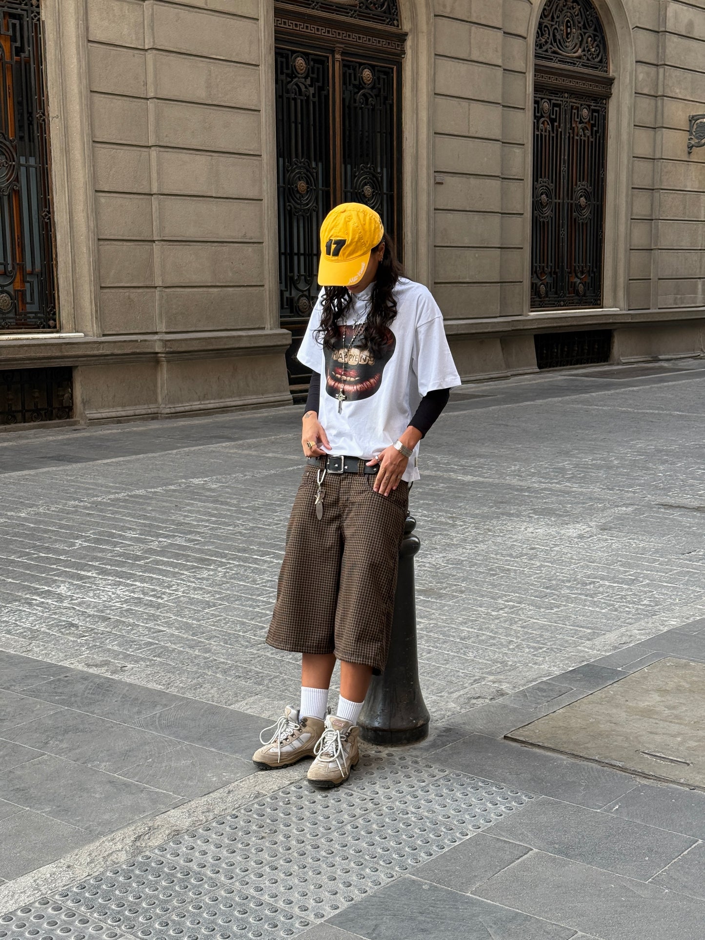 Jort baggy checks yellow