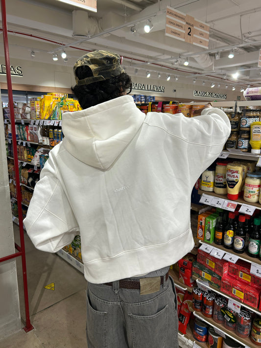 Hoodie boxy daffo®️ pearl