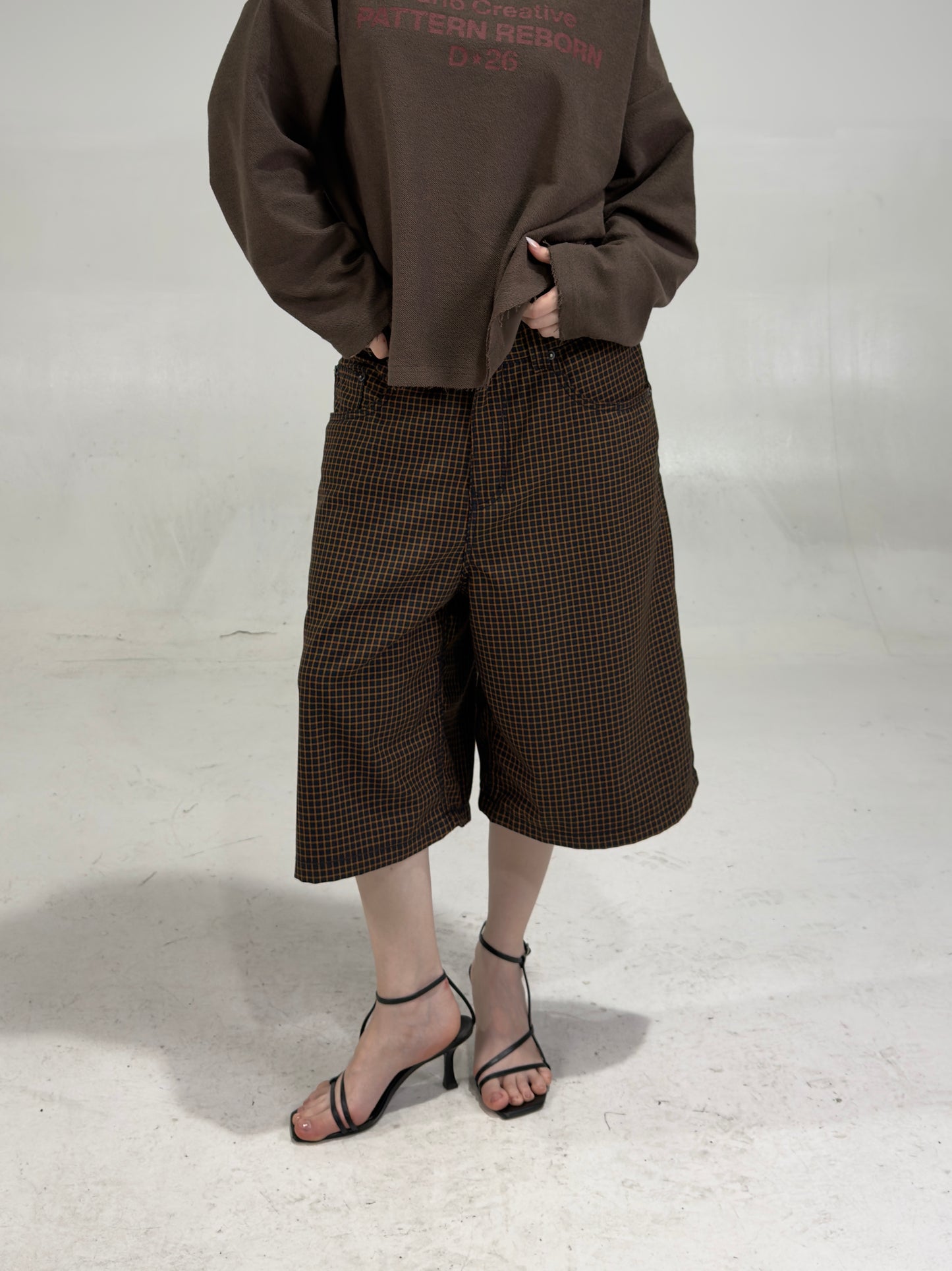 Jort baggy checks yellow