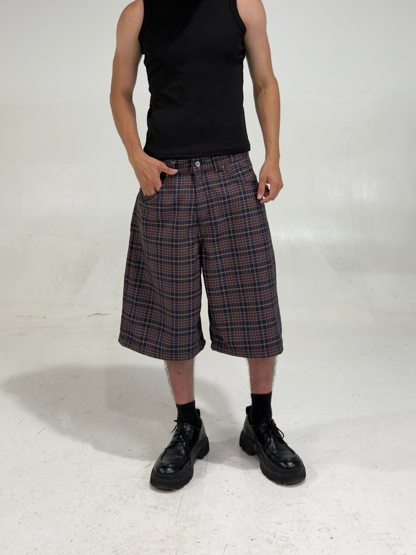Jort baggy checks red