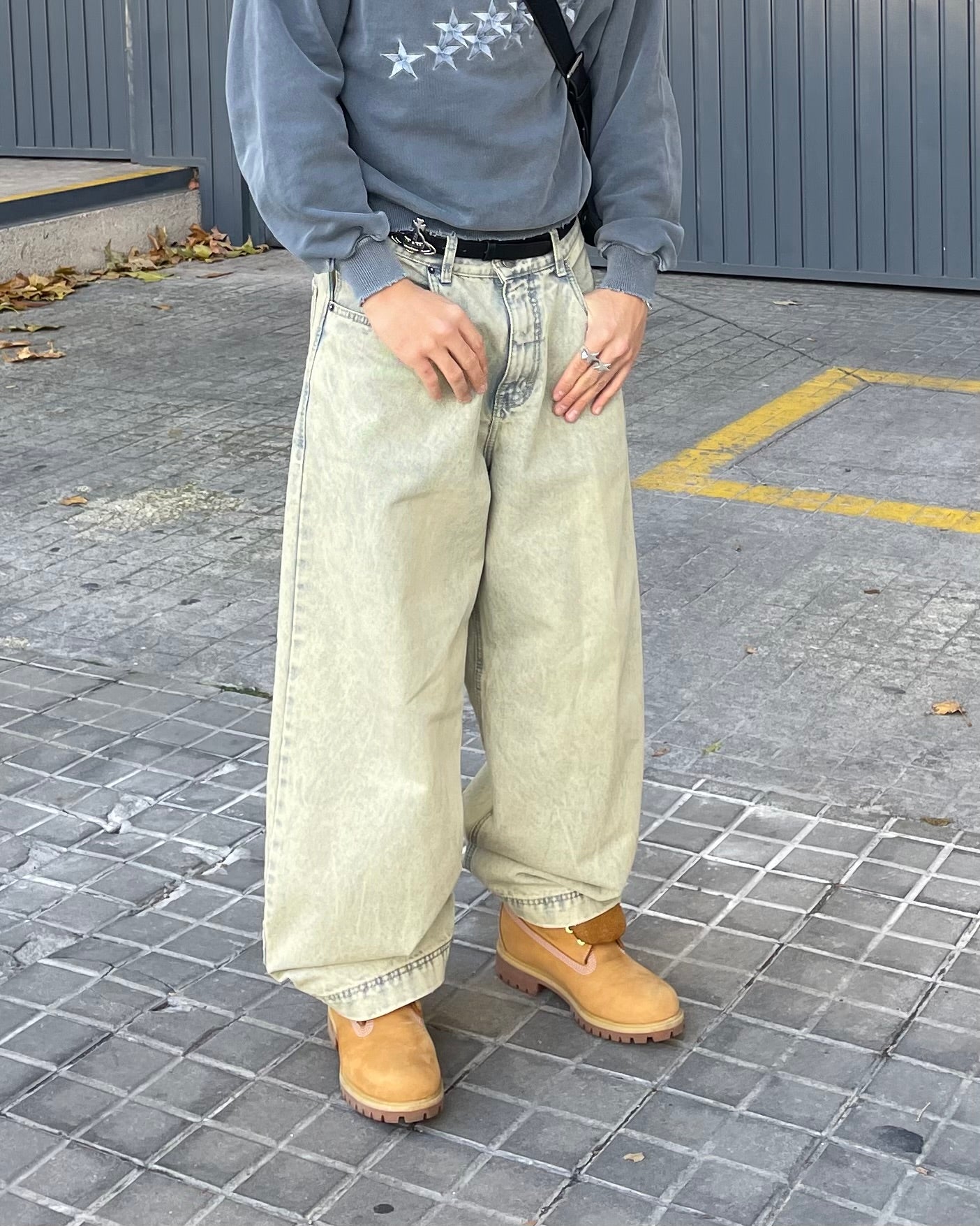 Super baggy maíz wash old