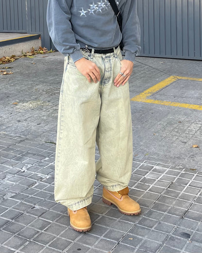 Super baggy maíz wash old