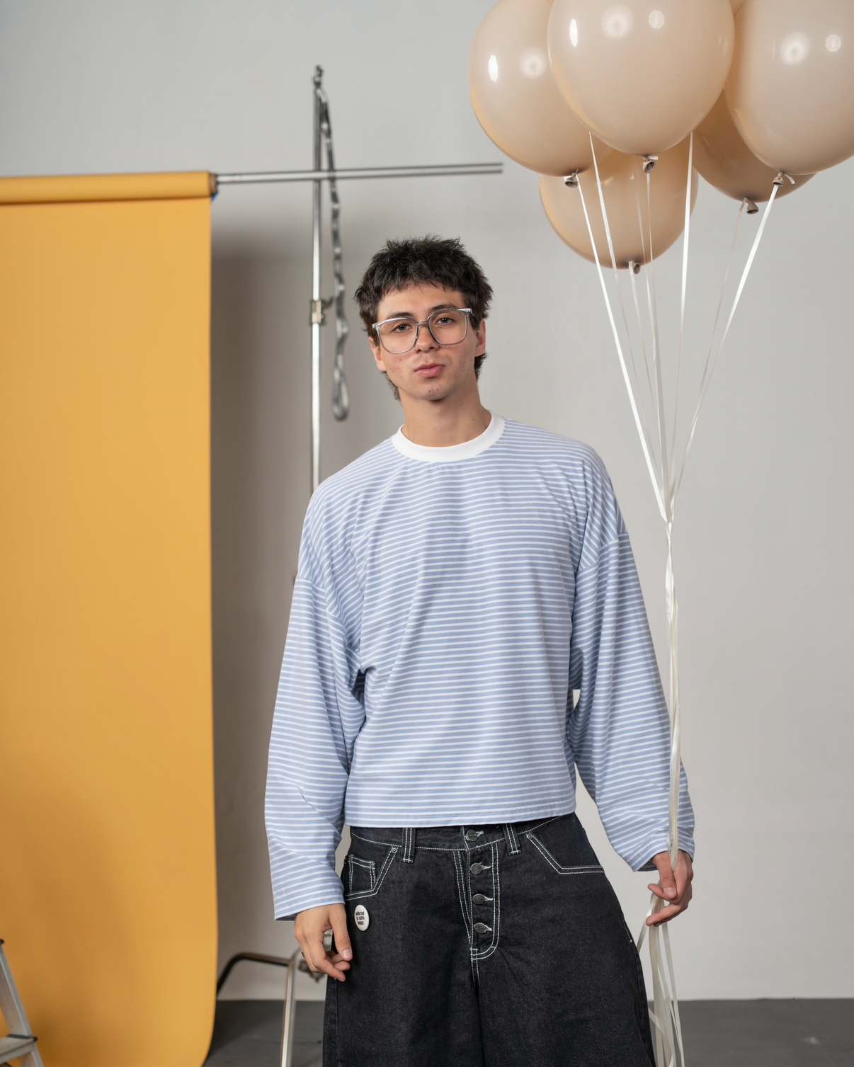 Longsleeve cropped stripes