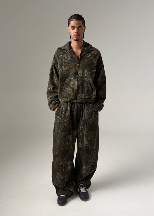 Buzo baggy camo forest