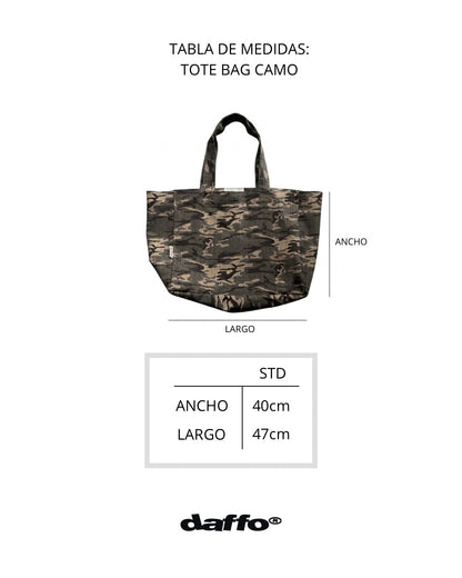 Tote bag camo